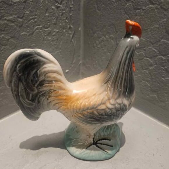Lusterware Chicken Made in Brazil 7" - Picture 4 of 7
